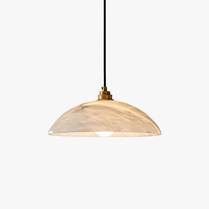 Marble and Copper Pendant Light for Dining Room